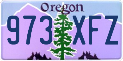 OR license plate 973XFZ