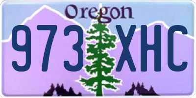 OR license plate 973XHC