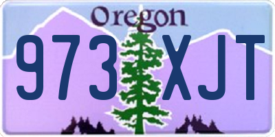 OR license plate 973XJT