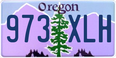 OR license plate 973XLH