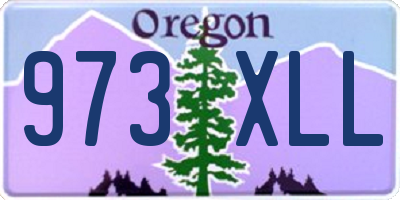 OR license plate 973XLL