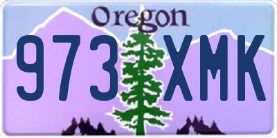 OR license plate 973XMK