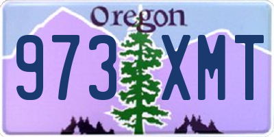 OR license plate 973XMT