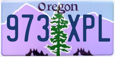OR license plate 973XPL