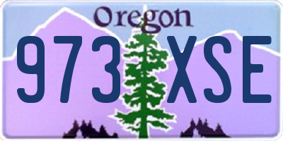 OR license plate 973XSE