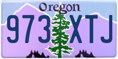 OR license plate 973XTJ