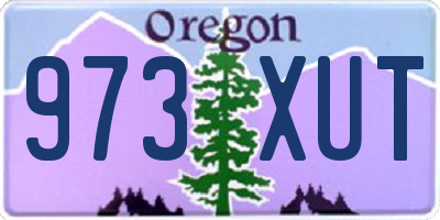 OR license plate 973XUT