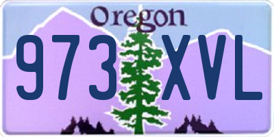 OR license plate 973XVL