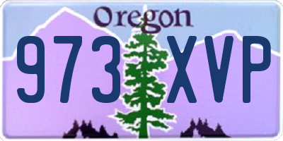 OR license plate 973XVP