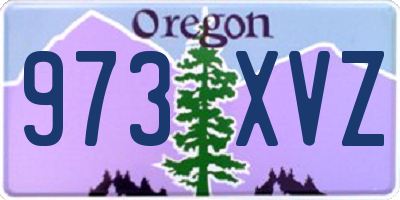 OR license plate 973XVZ