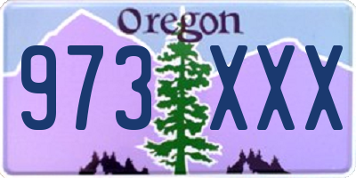 OR license plate 973XXX