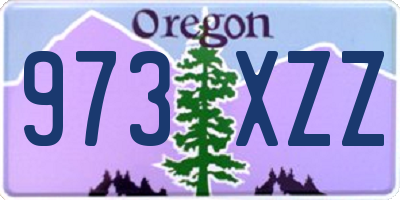 OR license plate 973XZZ