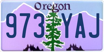 OR license plate 973YAJ