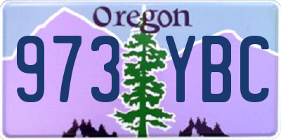 OR license plate 973YBC