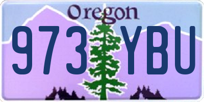 OR license plate 973YBU