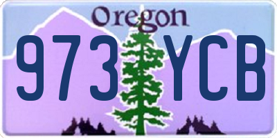 OR license plate 973YCB