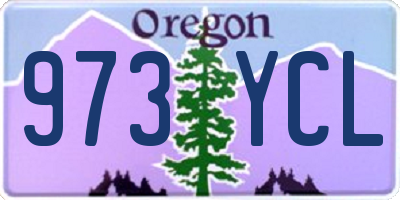OR license plate 973YCL