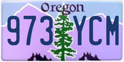 OR license plate 973YCM