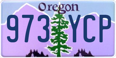 OR license plate 973YCP