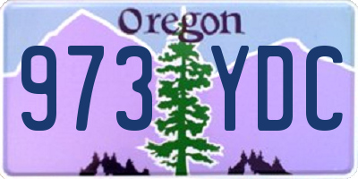 OR license plate 973YDC