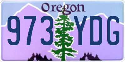 OR license plate 973YDG