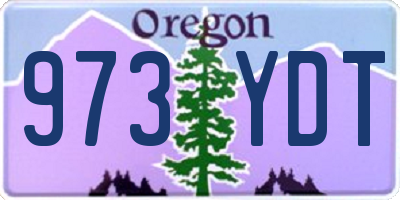 OR license plate 973YDT