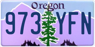 OR license plate 973YFN