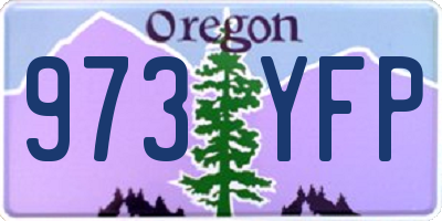 OR license plate 973YFP
