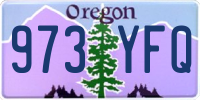 OR license plate 973YFQ
