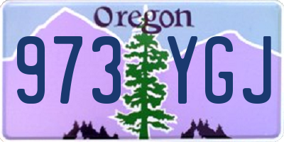 OR license plate 973YGJ