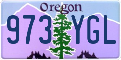 OR license plate 973YGL