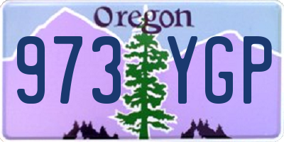 OR license plate 973YGP