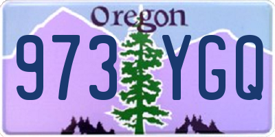 OR license plate 973YGQ