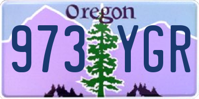 OR license plate 973YGR