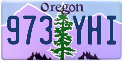 OR license plate 973YHI