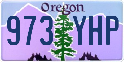 OR license plate 973YHP