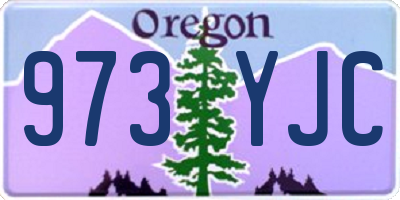 OR license plate 973YJC