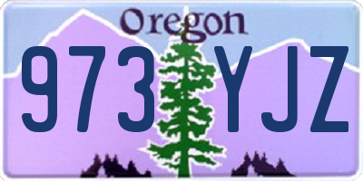 OR license plate 973YJZ