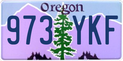 OR license plate 973YKF