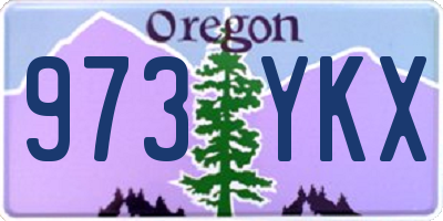 OR license plate 973YKX