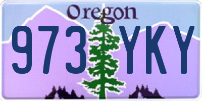 OR license plate 973YKY