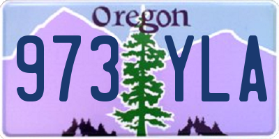 OR license plate 973YLA