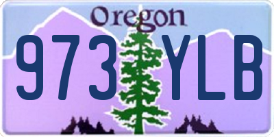 OR license plate 973YLB