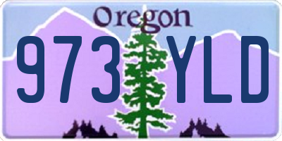 OR license plate 973YLD