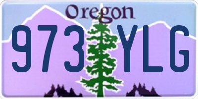 OR license plate 973YLG