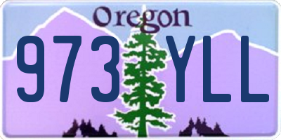 OR license plate 973YLL