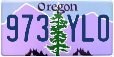 OR license plate 973YLO
