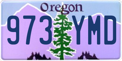 OR license plate 973YMD