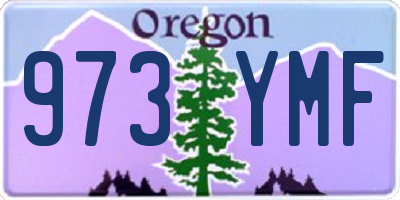 OR license plate 973YMF