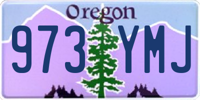 OR license plate 973YMJ